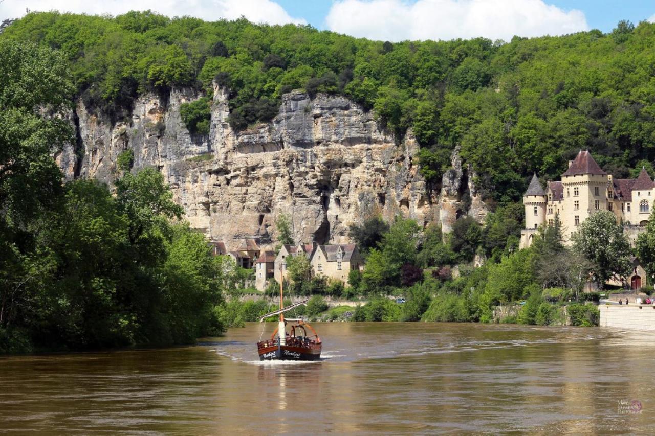Au Coeur De Beynac, Une Maison De Caractere Avec Jardin Terrasse Екстериор снимка